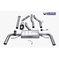 HEICO SPORTIV Rear skirt incl. sport exhaust system with flap control, black chrome  XC60 (246) T6/T8/Polestar Engineered
