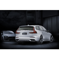 Diffuser incl. quad tailpipe kit, black chrome for B3/B4/B5 Mild Hybrid