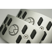 Aluminium pedal set S60/V60/XC60/V70/XC70/S80 (134/155/156/135/136/124) AT (RHD) (2pcs)