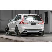 Rear skirt incl. active quad tailpipe sport exhaust system with flap control, black chrome  XC60 (246) MY 18-21 T6/T8eAWD/Polestar Engineered