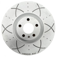 HEICO AU SLOTTED BRAKE ROTORS PAIR (2pcs)