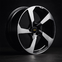 JVD 5 Spoke Machined Face Wheel 22x9 ET38 5x108