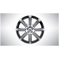 20" Genuine Volvo  8-Spoke Polished Alloy Rim (20 x 8" ET52.5) - OFFSET "52.5