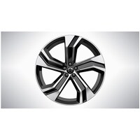 22" Genuine VOLVO  XC90 5-Double Spoke Black Diamond Cut - DEMO / Display Used