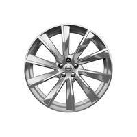 21" Genuine Volvo 9 x 21" 10-Spoke Turbine Polished Silver - for XC90 - 21 OFFSET 38.5