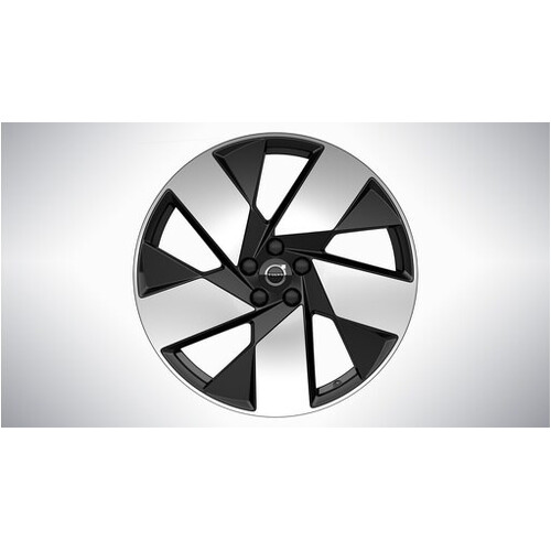 Alloy 20" XC40 5-double-spoke Black Diamond Cut Alloy Wheel