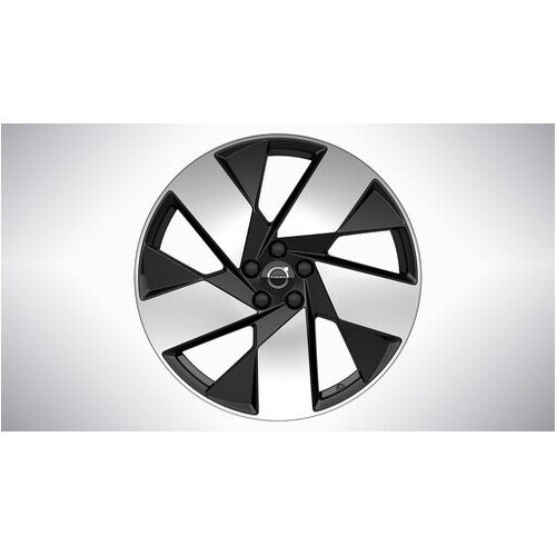 VOLVO 20" XC40 5-double-spoke Black Diamond Cut Alloy Wheel