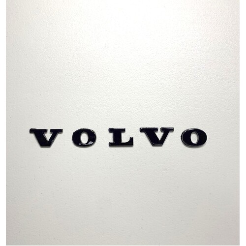 Genuine Volvo Gloss Black Lettering