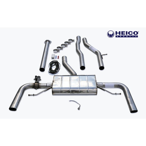 XC60 (246) Active Sport exhaust system with flap control for original rear skirt (trapezium shape) - T5/T6/B5/B6