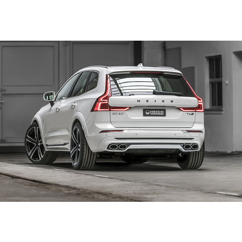 HEICO SPORTIV Rear skirt incl. tail pipes XC60, TYPE 246, MY18-21 B4/B5/B6D4/D5/T5 (EC A8/68/D4204T14/T23/EC10/B4204T23)