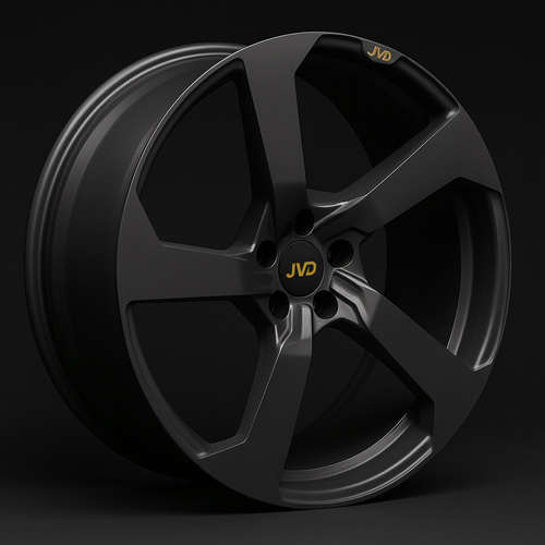 JVD 5 Spoke Matte Black Wheel 21x9 ET38 5x108