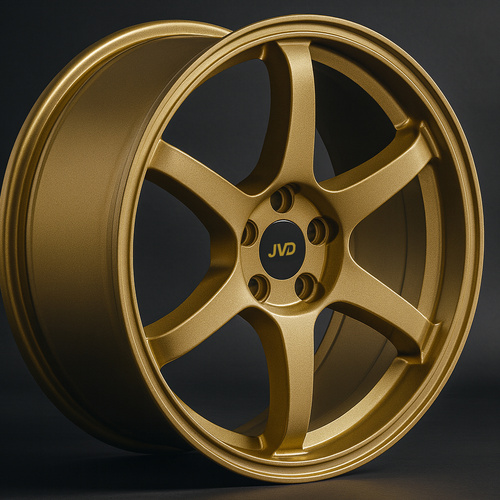 JVD 6 Spoke Gold Performance Wheel 19x8 ET38 5x108