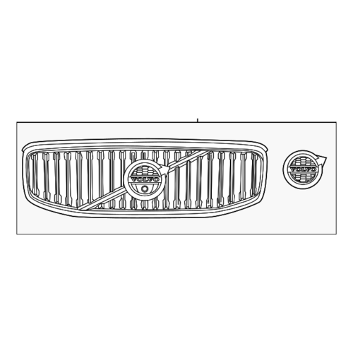 XC60 INSCRIPTION UPPER GRILLE (BRAND NEW)
