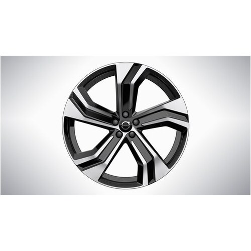 22" Genuine VOLVO  XC90 5-Double Spoke Black Diamond Cut - DEMO / Display Used