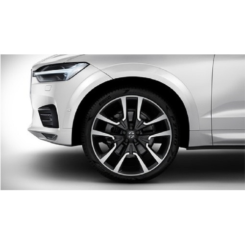 22" Genuine Volvo 9 x 22" XC60 5-Double Spoke Matte Black Diamond Cut Alloy Rim - ONE - 22 OFFSET 43