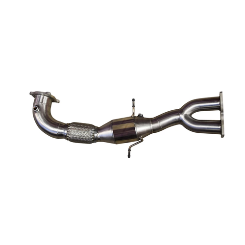 Stainless Downpipe incl. Race Catalyst 6-cyl S60 II / V60 / XC60 T6 - 200 Cells