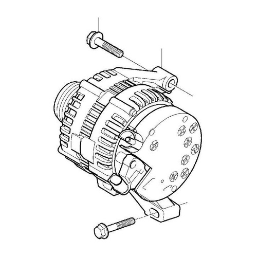 Used 2.5L 5 Cyl Alternator